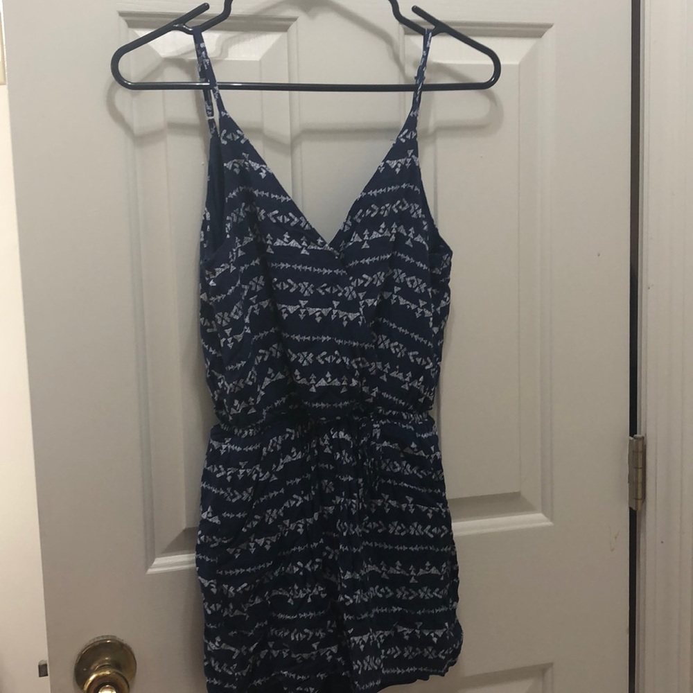 NWT size small Blue and white romper